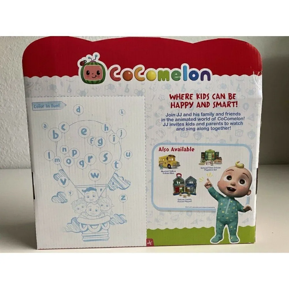 Cocomelon Official Carry Along Figure Case Holds 30‎ Includes 2 Characters New